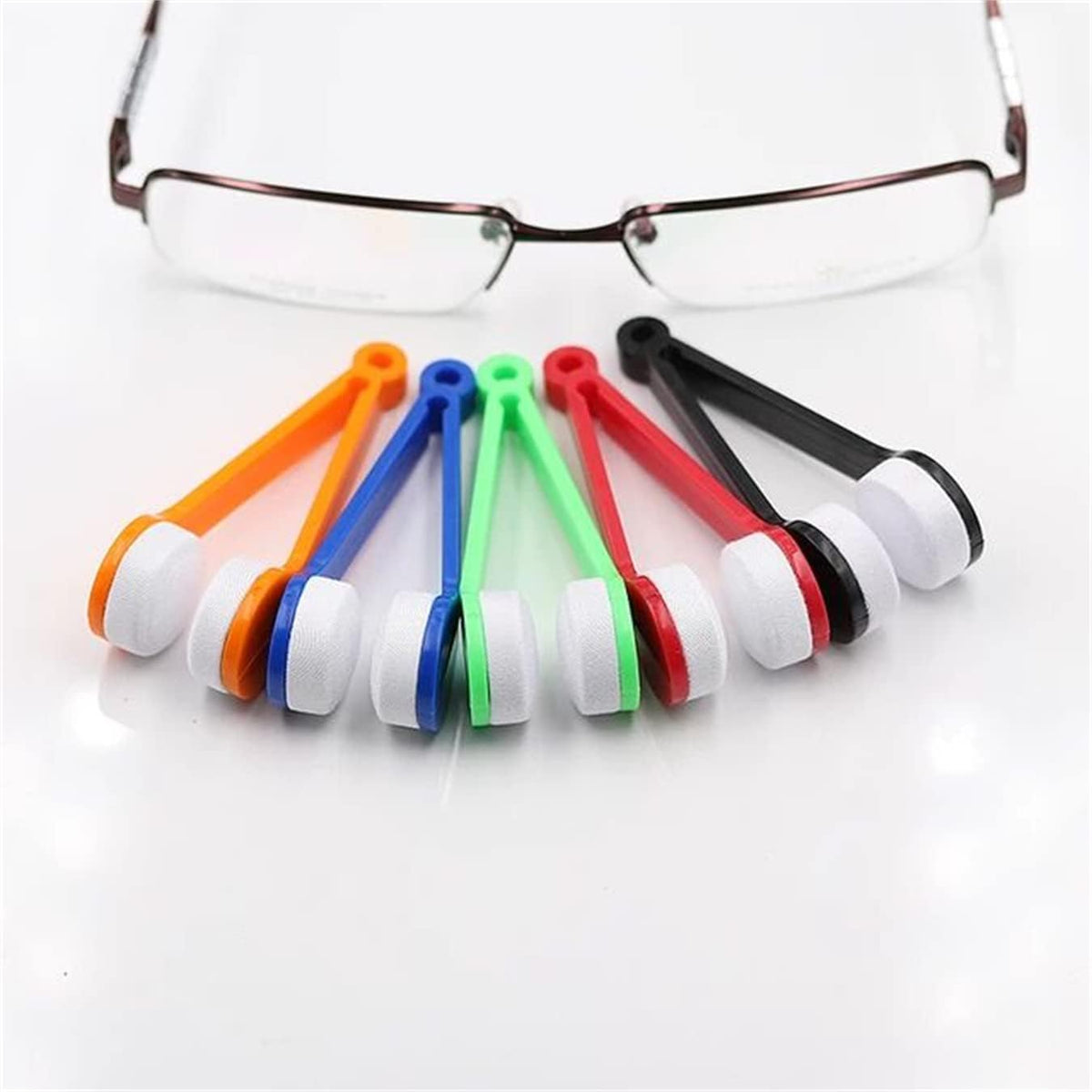 10-Pack Mini Microfiber Eyeglass Cleaner Brushes