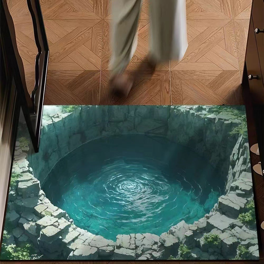 Endless Abyss Illusion Doormat – Mind-Bending 3D Visual Effect