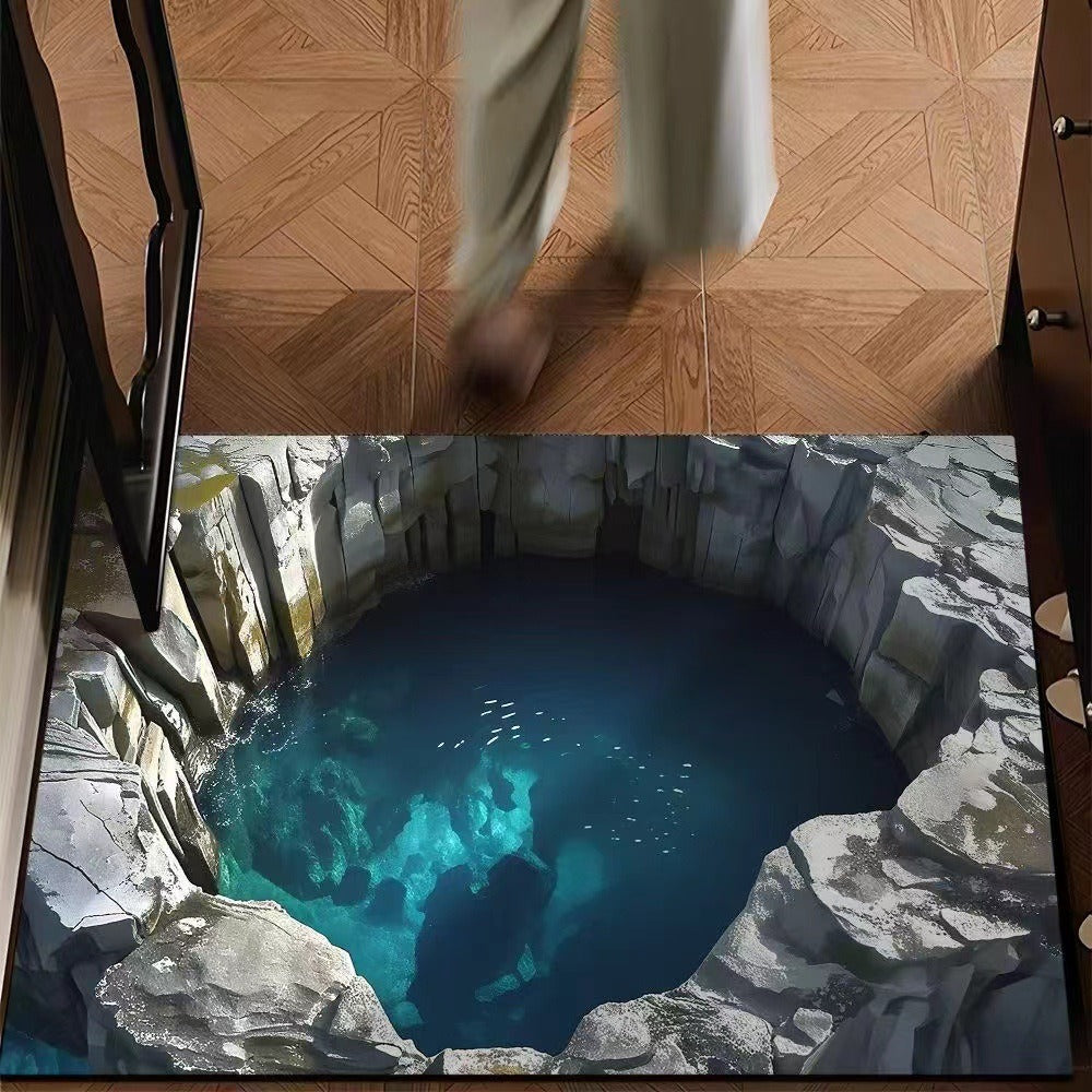 Endless Abyss Illusion Doormat – Mind-Bending 3D Visual Effect