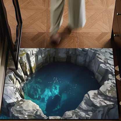 Endless Abyss Illusion Doormat – Mind-Bending 3D Visual Effect