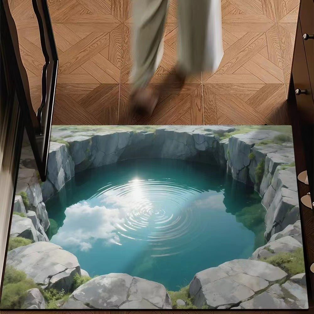 Endless Abyss Illusion Doormat – Mind-Bending 3D Visual Effect