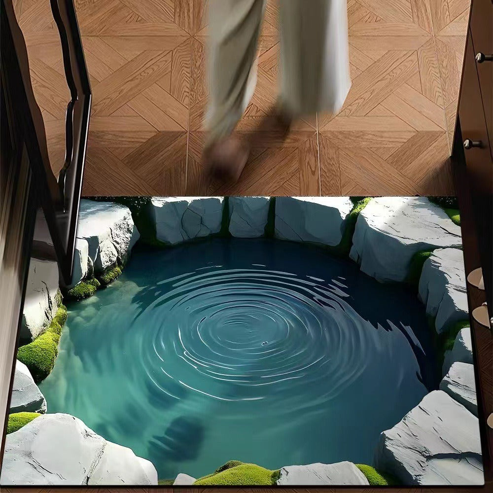 Endless Abyss Illusion Doormat – Mind-Bending 3D Visual Effect