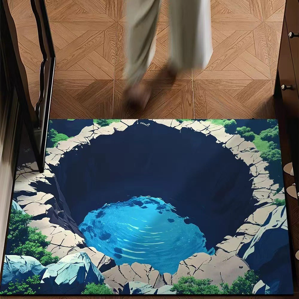 Endless Abyss Illusion Doormat – Mind-Bending 3D Visual Effect