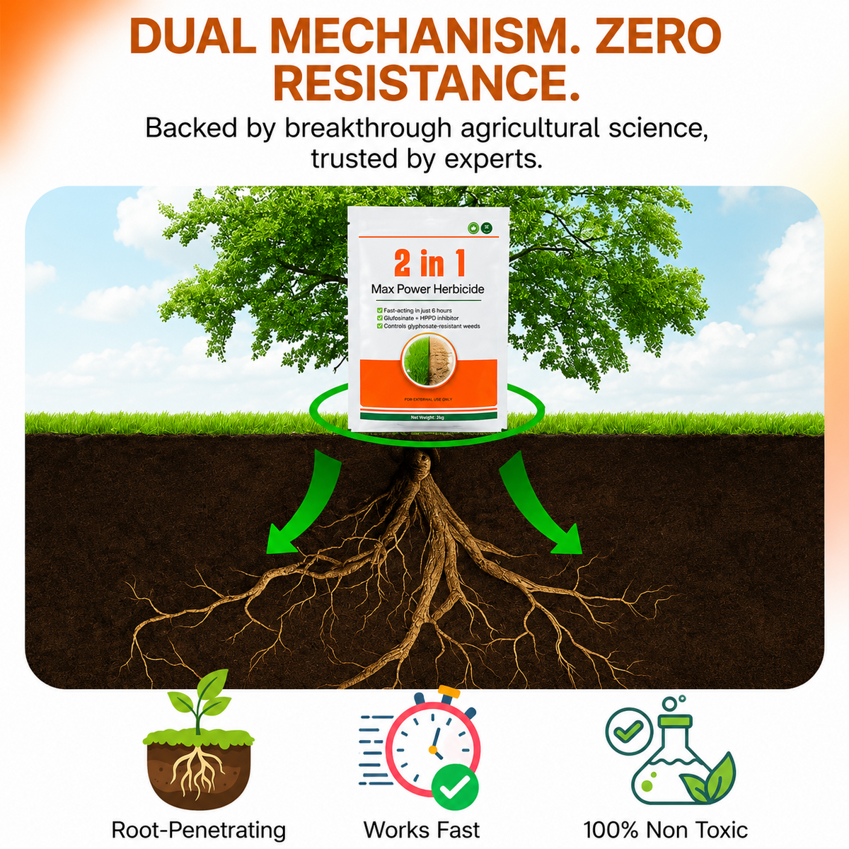 2-in-1 Max Power Herbicide