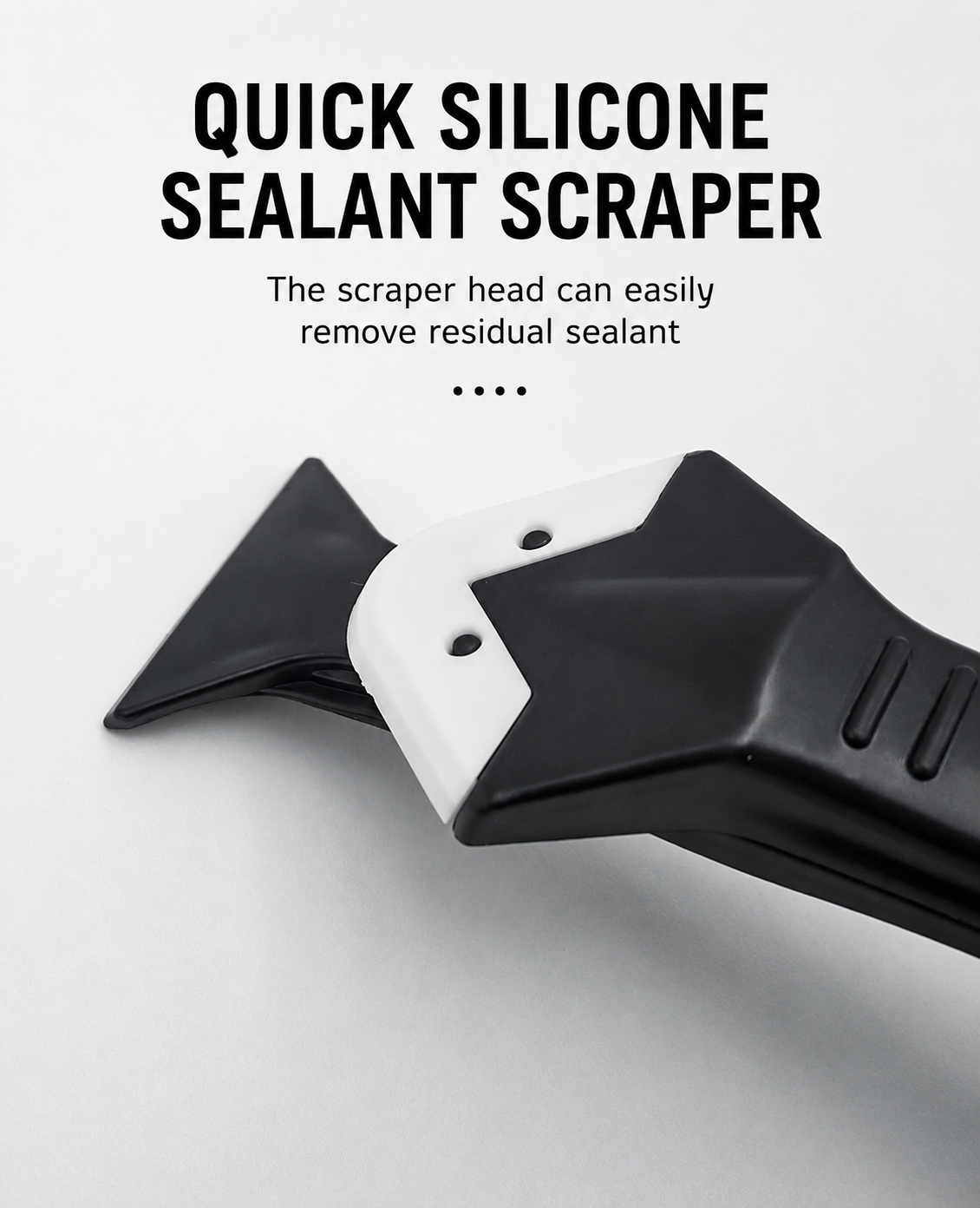 3-in-1 Silicone Sealant Remover & Caulk Scraper Kit with 5 Reusable Silicone Pads