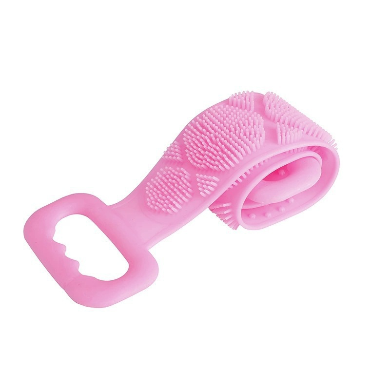 2-in-1 Silicone Back Scrubber and Bath Brush