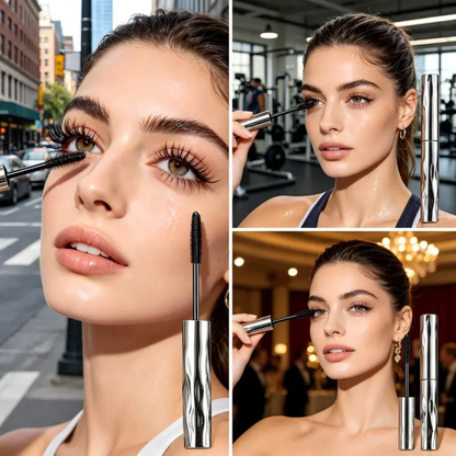 Lengthening & Curling Mascara – 24H Waterproof, Smudge-Proof, No Clumping