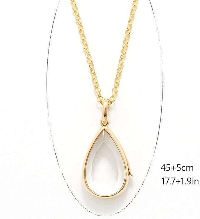 Fillable Locket Pendant Necklace