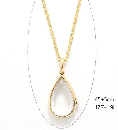 Fillable Locket Pendant Necklace
