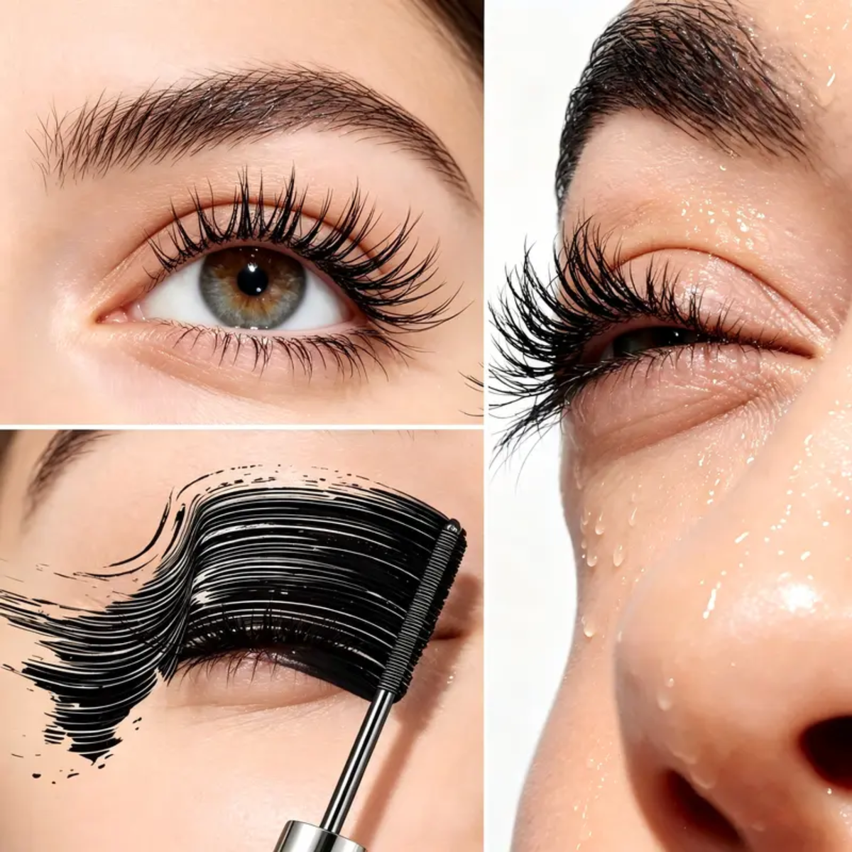 Lengthening & Curling Mascara – 24H Waterproof, Smudge-Proof, No Clumping