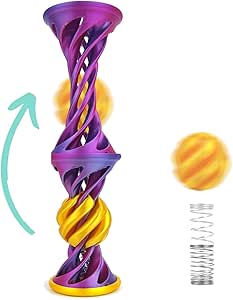 3D Printed Spiral Ball Fidget Toy