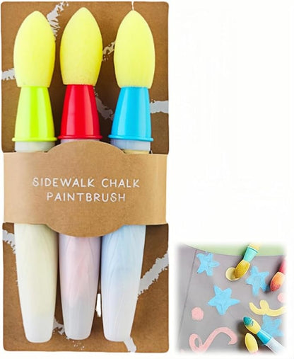 Sidewalk Chalk Paint Brush Set (3 PCS)