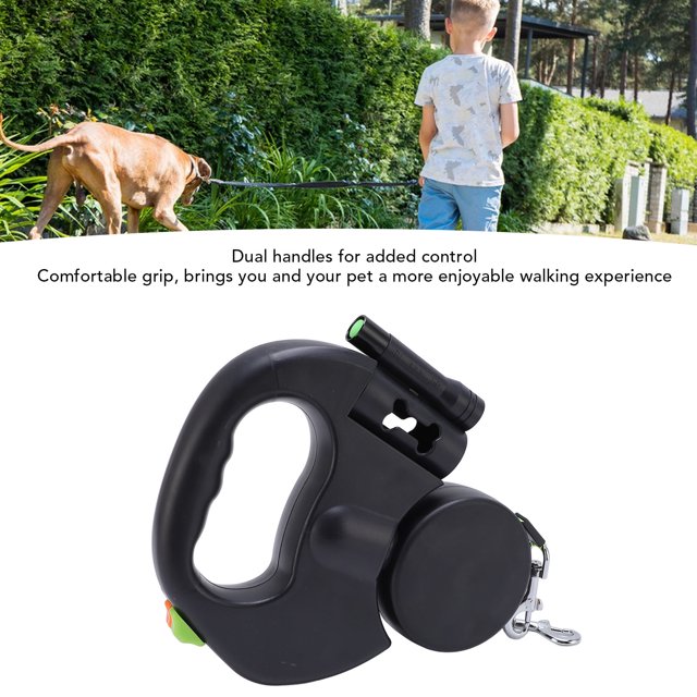 Dual Automatic Retractable Dog Leash