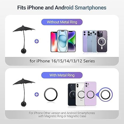 Magnetic Phone Umbrella Sun Shade