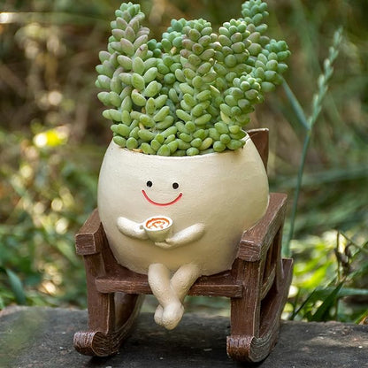 Smiley Face Planter Pot