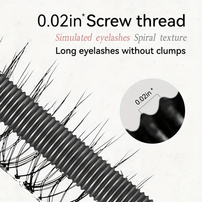 Lengthening & Curling Mascara – 24H Waterproof, Smudge-Proof, No Clumping