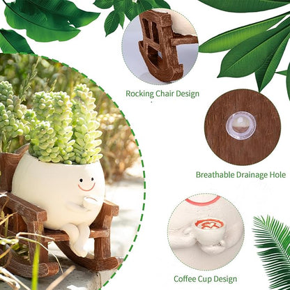 Smiley Face Planter Pot