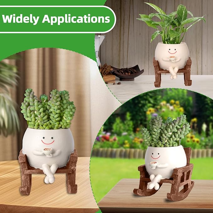 Smiley Face Planter Pot