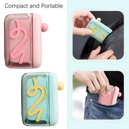 Portable Automatic Floss Box With 50 PCS Floss