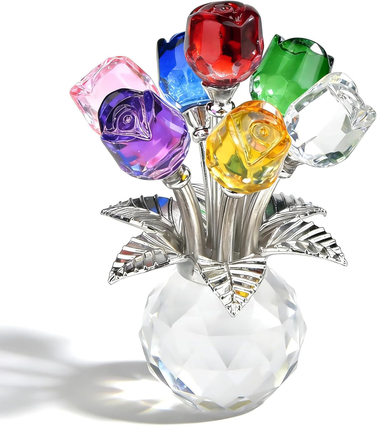 Glass Crystal Artificial Roses for Mother’s Day