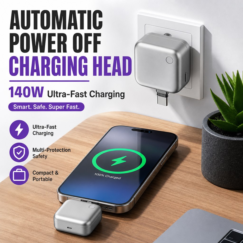 Automatic Power Off Charging Head