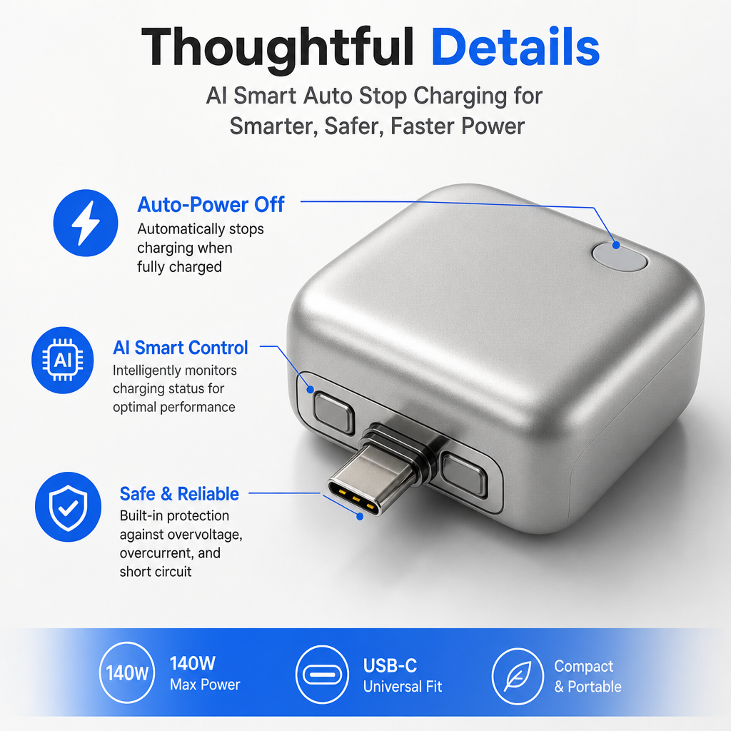 Automatic Power Off Charging Head