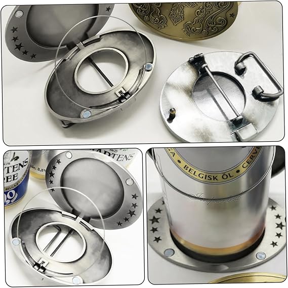 Zinc Alloy Beer Belt Holder Buckle