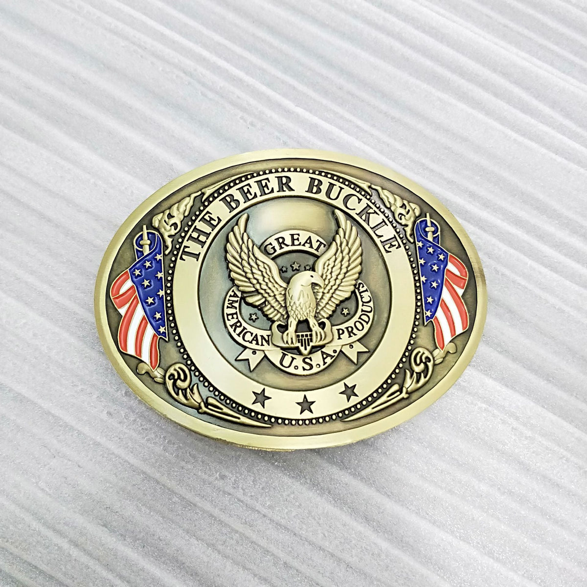 Zinc Alloy Beer Belt Holder Buckle