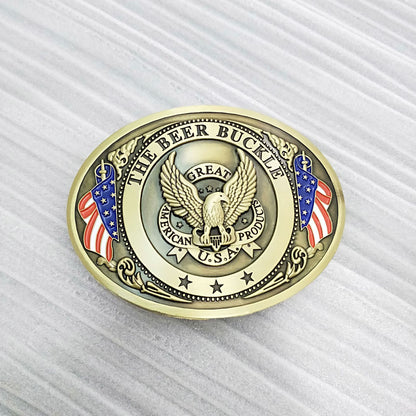 Zinc Alloy Beer Belt Holder Buckle