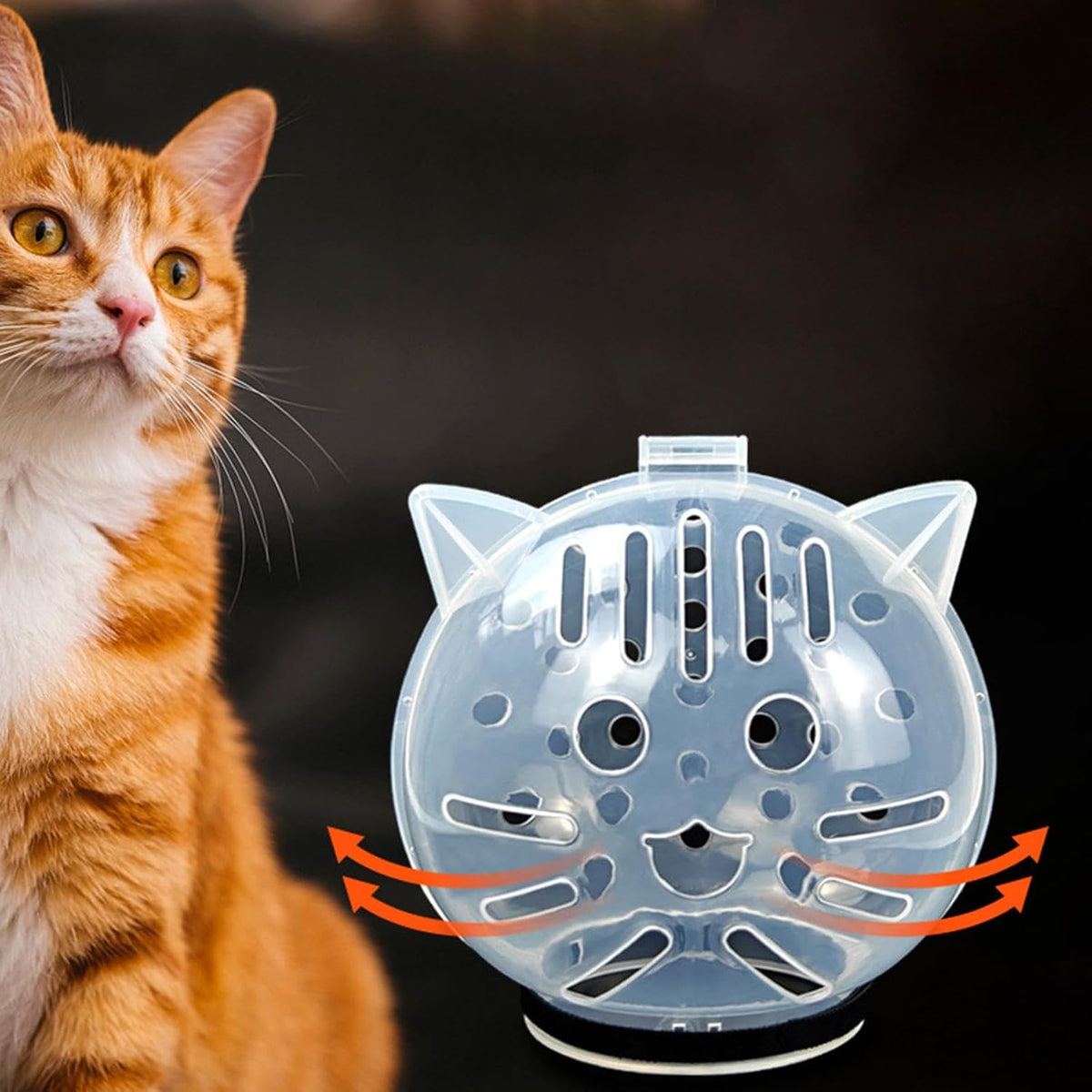 Cat Muzzle Anti Bite Hood Mask Breathable For Grooming Bathing Nail Trimming