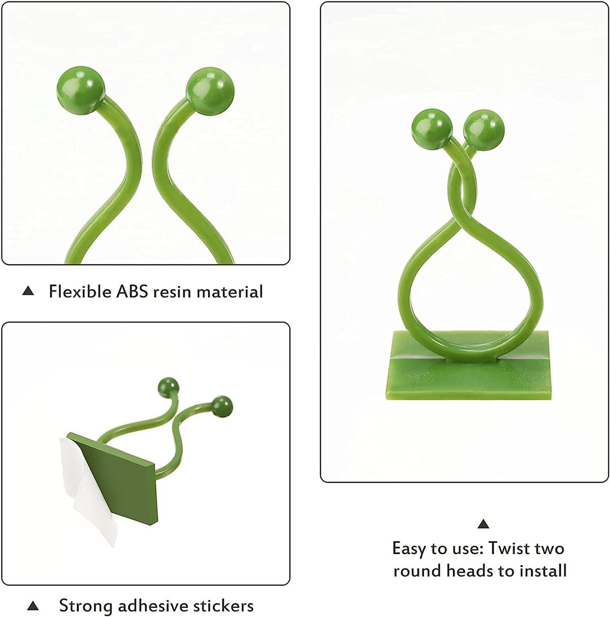 50PCS Invisible Self-Adhesive Plant Climbing Clips