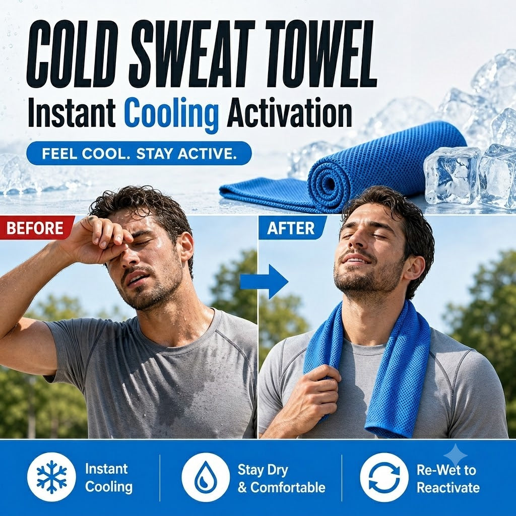 ⏰Last Day Buy 1 Get 1 Free❄💦Cold Sweat Towel