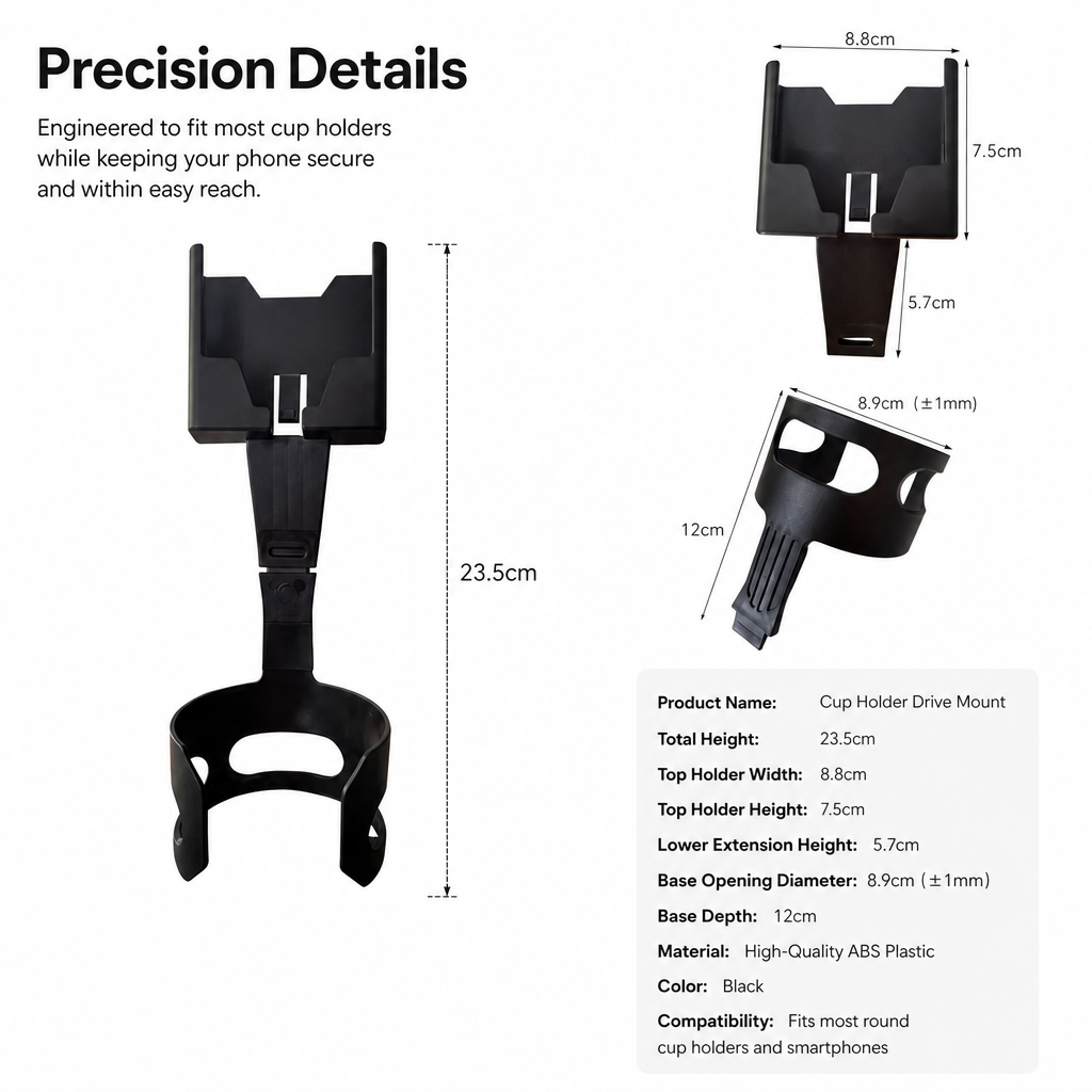 Cup Holder Drive Mount