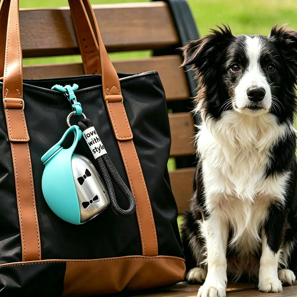 2-in-1 Portable Dog Water Bottle with Bowl
