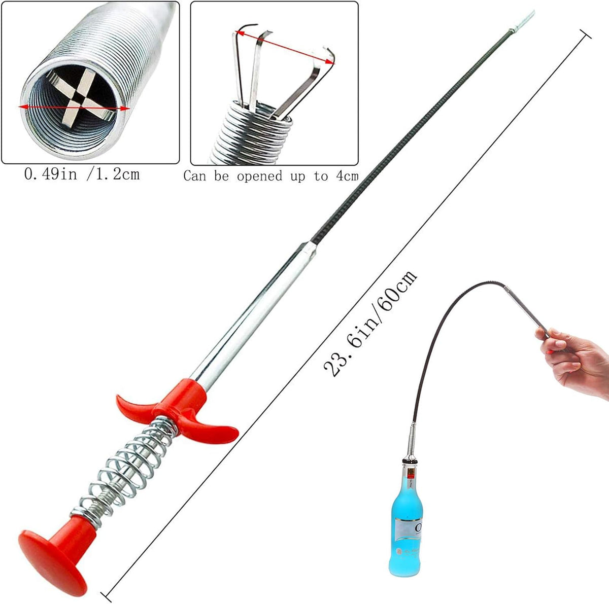 Drain Clog Remover Tools For Toilet Sewer Shower Kitchen