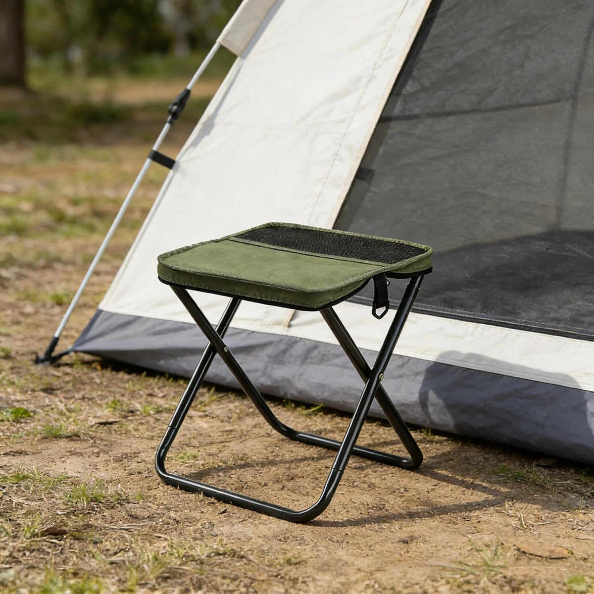 Portable Lightweight Outdoor Backpack Folding Stool