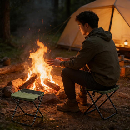 Portable Lightweight Outdoor Backpack Folding Stool
