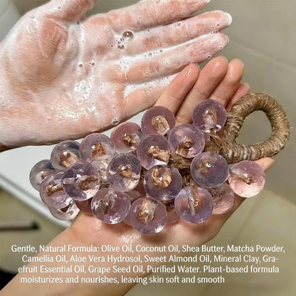 Handmade Grape-shaped Soap For Gift