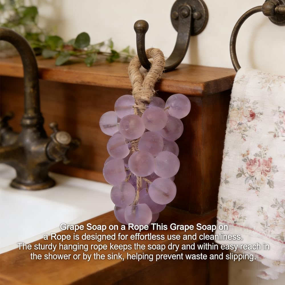 Handmade Grape-shaped Soap For Gift