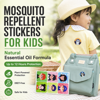 Mosquito Repellent Stickers for Kids