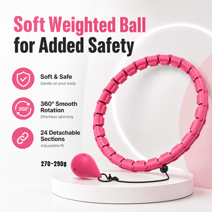 24 Knots Weighted Workout Hoop