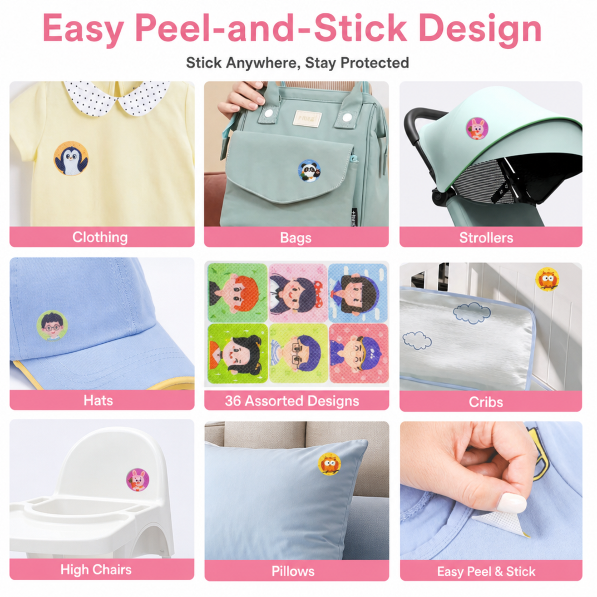 Mosquito Repellent Stickers for Kids
