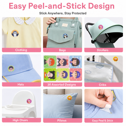 Mosquito Repellent Stickers for Kids
