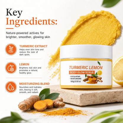 Turmeric Lemon Body Glow Scrub