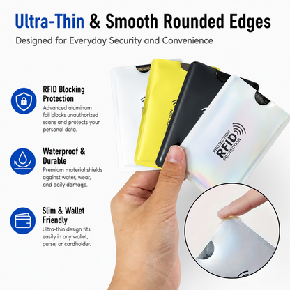 RFID Card Protector Sleeves Set(2 PCS)