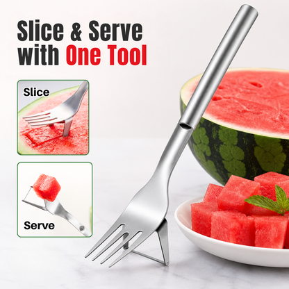2-in-1 Stainless Steel Watermelon Fork