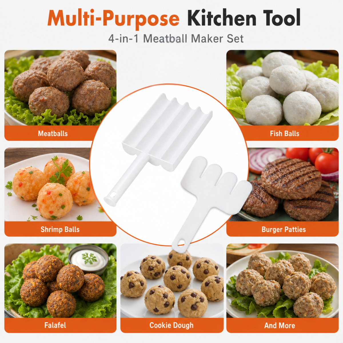 4-in-1 Meatball Maker Set