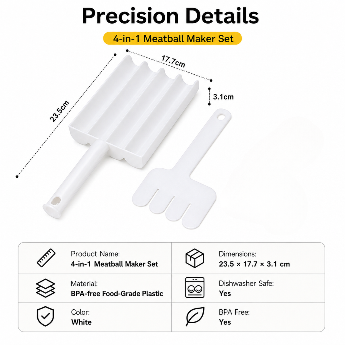4-in-1 Meatball Maker Set