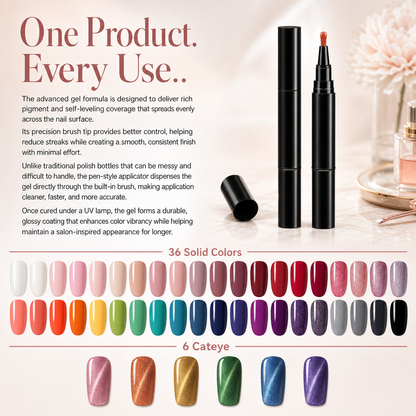 One Step Nail Gel Pen