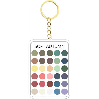 Seasonal Color Palette Keychain